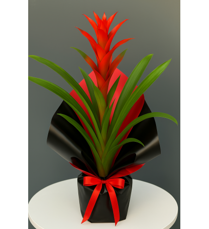 Buketli Saksıda Guzmania